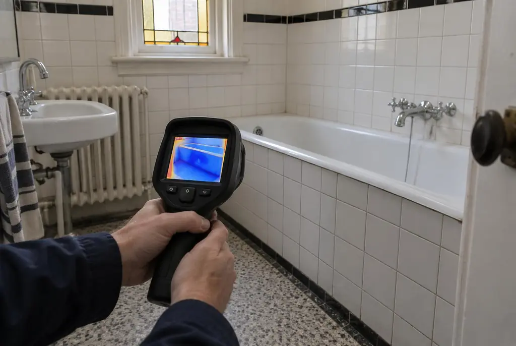 Lekdetectie Mijdrecht – onderzoek in een badkamer van een oudere woning